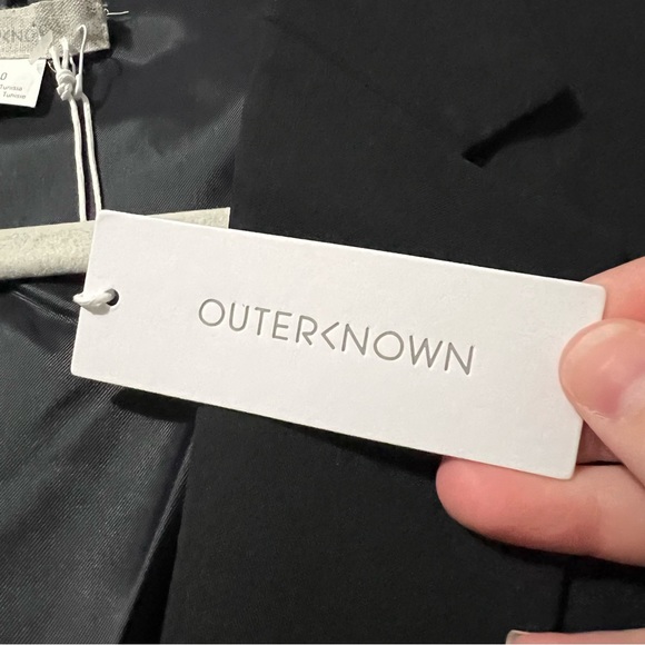 Outerknown Black Virgin Wool Oversized Blazer Jacket *NWT* - Picture 5 of 14